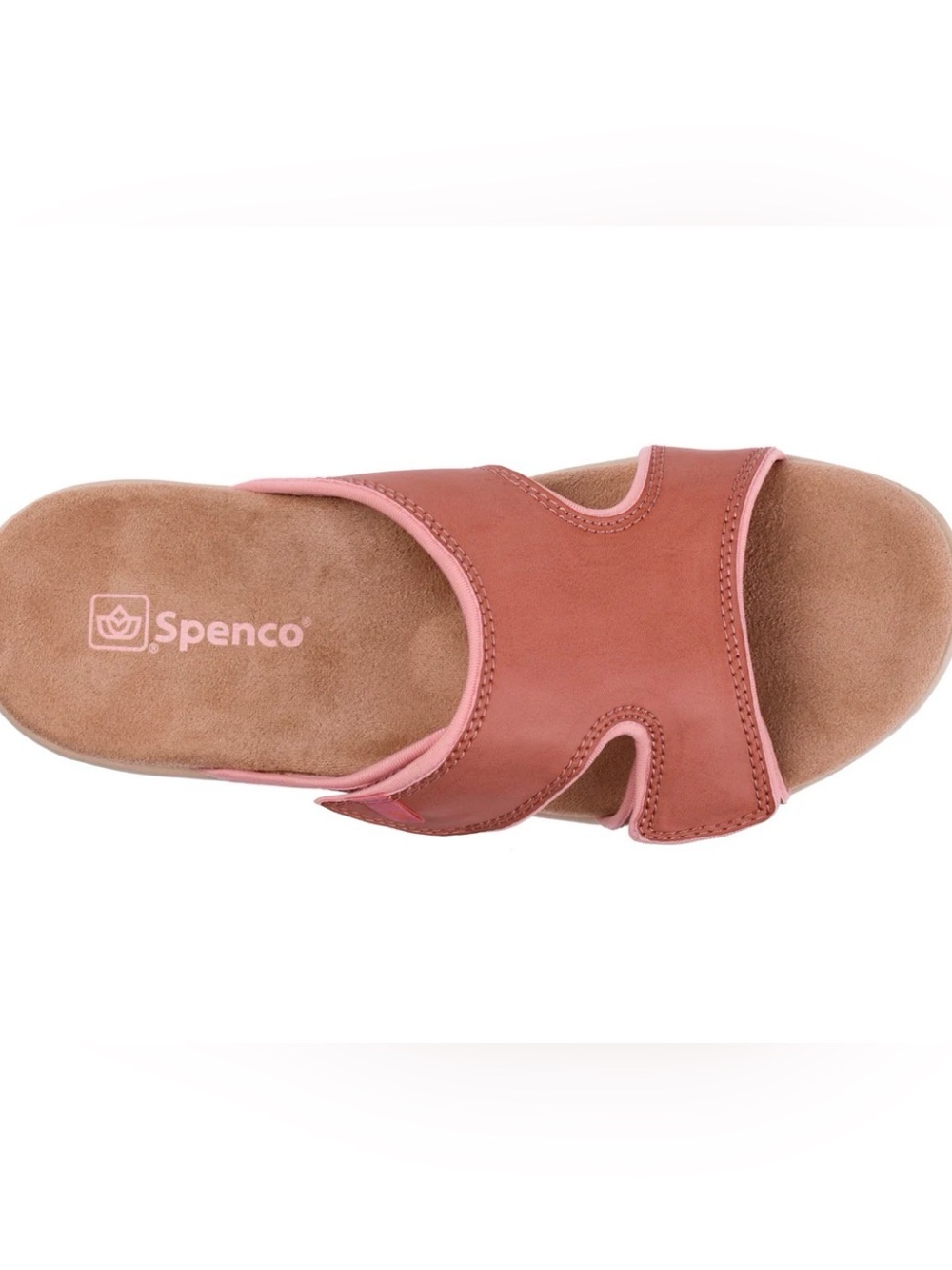 NWOT Spenco Karla Wedge, Coral Pink Size 9W